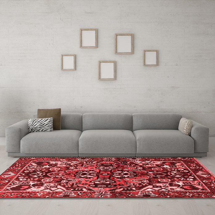 Traditional Red Washable Rugs