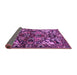 Sideview of Persian Purple Traditional Rug, tr1272pur