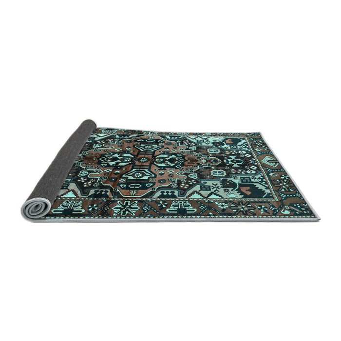 Sideview of Persian Light Blue Traditional Rug, tr1272lblu