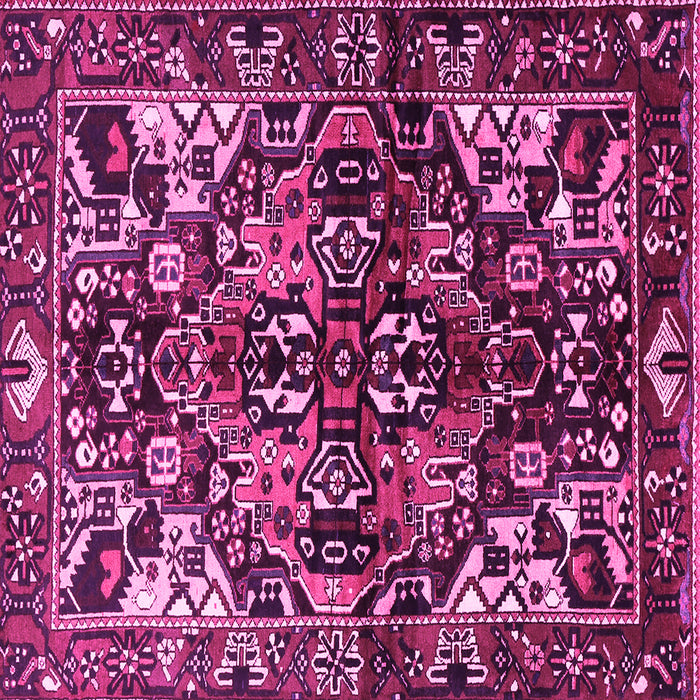 Square Persian Pink Traditional Rug, tr1272pnk