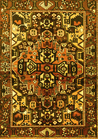 Persian Yellow Traditional Rug, tr1272yw