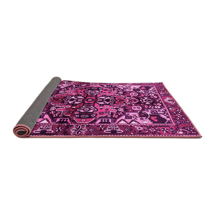 Sideview of Persian Pink Traditional Rug, tr1272pnk