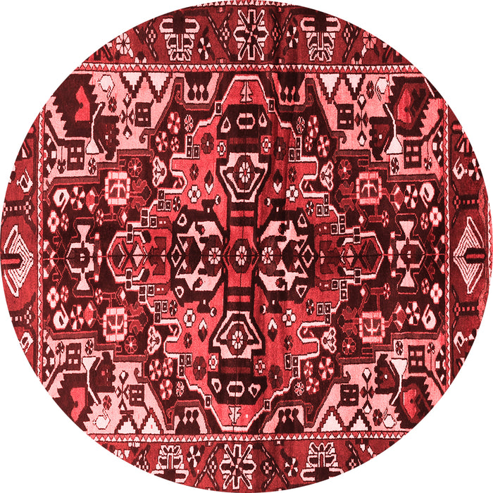 Machine Washable Persian Red Traditional Rug, wshtr1272red