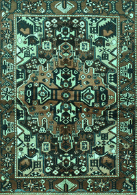 Persian Turquoise Traditional Rug, tr1272turq