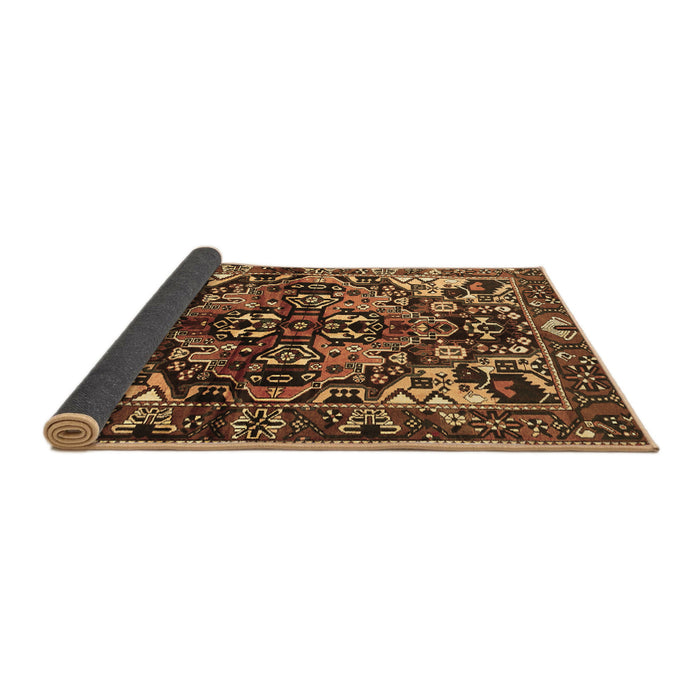 Sideview of Persian Brown Traditional Rug, tr1272brn