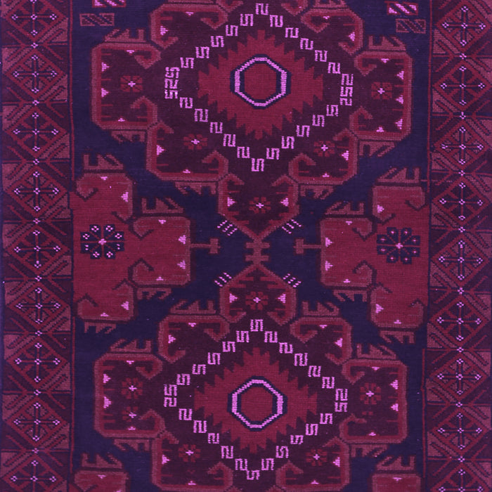 Machine Washable Persian Purple Traditional Area Rugs, wshtr1273pur