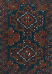 Persian Light Blue Traditional Rug, tr1273lblu