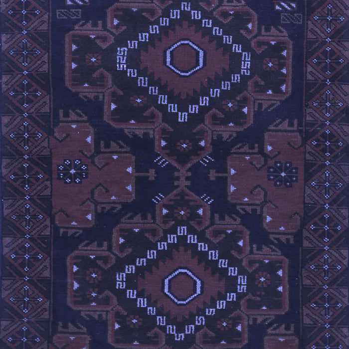 Machine Washable Persian Blue Traditional Rug, wshtr1273blu