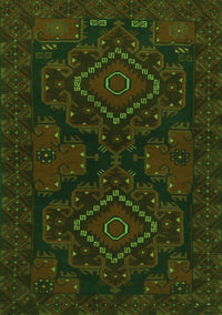 Persian Green Traditional Rug, tr1273grn