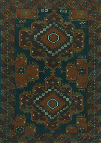 Persian Turquoise Traditional Rug, tr1273turq