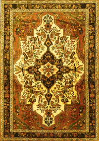 Persian Yellow Traditional Rug, tr1274yw