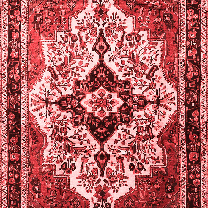 Machine Washable Persian Red Traditional Rug, wshtr1274red