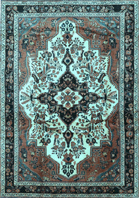 Persian Light Blue Traditional Rug, tr1274lblu