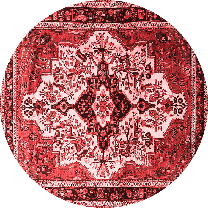 Machine Washable Persian Red Traditional Rug, wshtr1274red