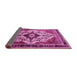 Sideview of Persian Pink Traditional Rug, tr1274pnk