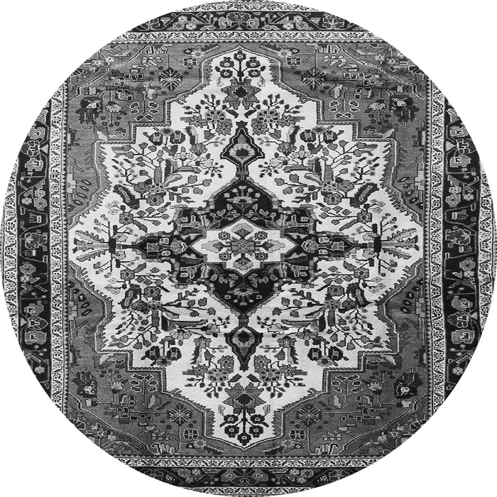 Square Persian Gray Traditional Rug, tr1274gry