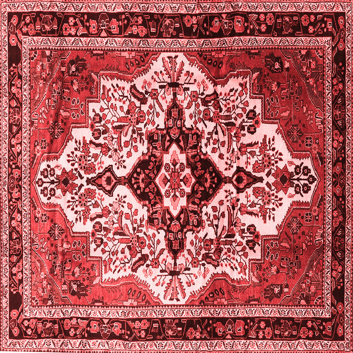 Machine Washable Persian Red Traditional Rug, wshtr1274red