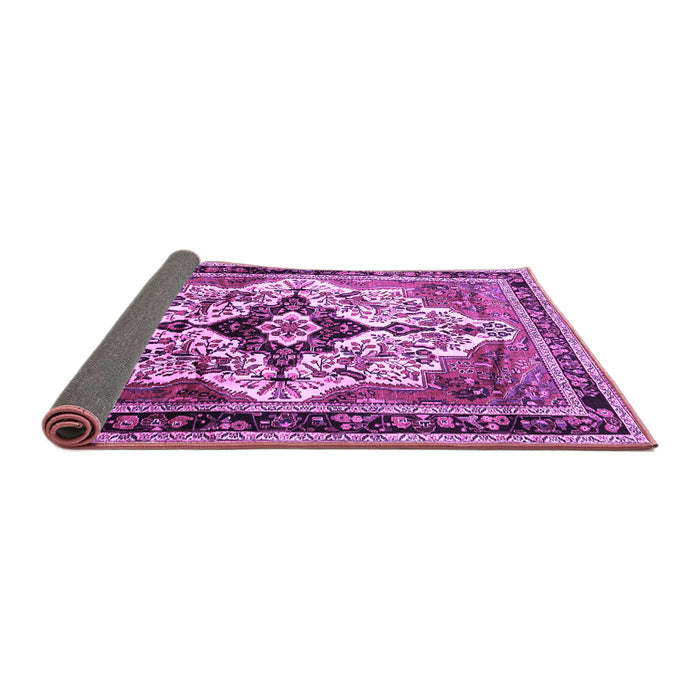 Sideview of Persian Purple Traditional Rug, tr1274pur
