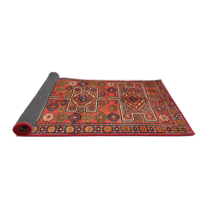 Sideview of Traditional Rust Pink Persian Rug, tr1275