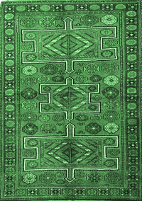 Persian Emerald Green Traditional Rug, tr1275emgrn