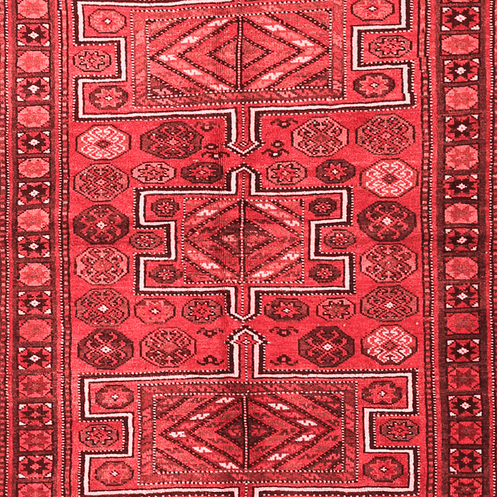 Machine Washable Persian Red Traditional Rug, wshtr1275red