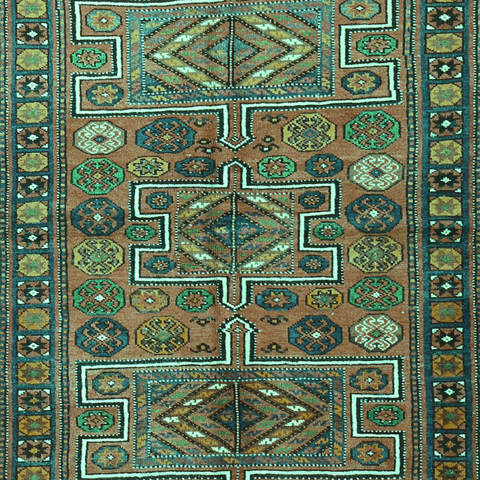 Persian Turquoise Traditional Rug, tr1275turq