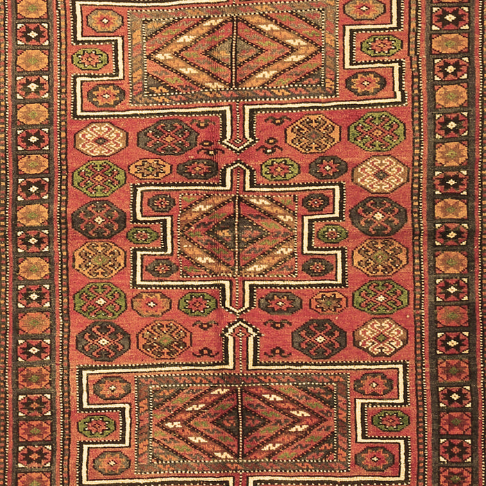 Machine Washable Persian Brown Traditional Rug, wshtr1275brn