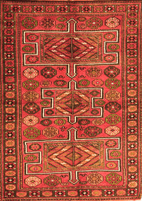 Persian Orange Traditional Rug, tr1275org