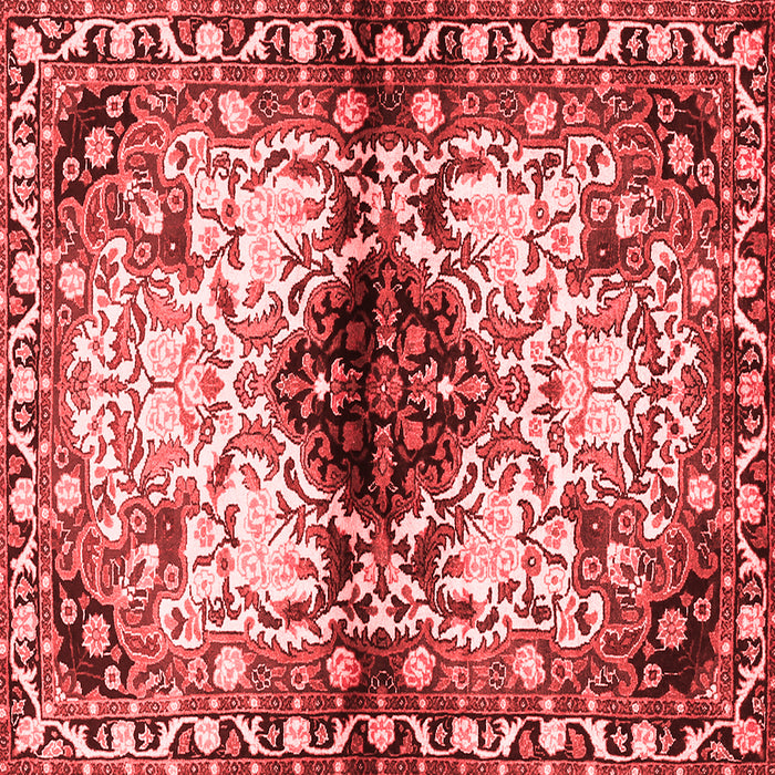 Machine Washable Persian Red Traditional Rug, wshtr1276red