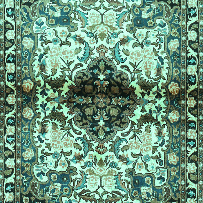 Persian Turquoise Traditional Rug, tr1276turq
