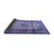 Sideview of Persian Blue Traditional Rug, tr1277blu