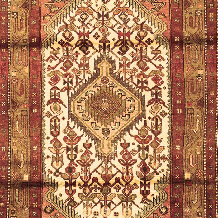 Machine Washable Persian Brown Traditional Rug, wshtr1277brn