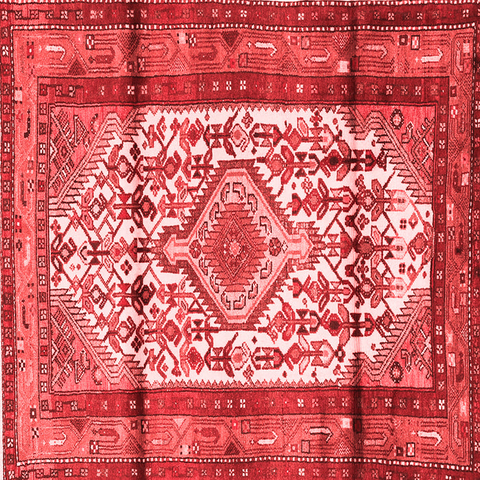 Machine Washable Persian Red Traditional Rug, wshtr1277red