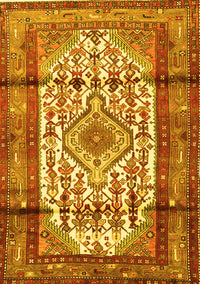 Persian Yellow Traditional Rug, tr1277yw