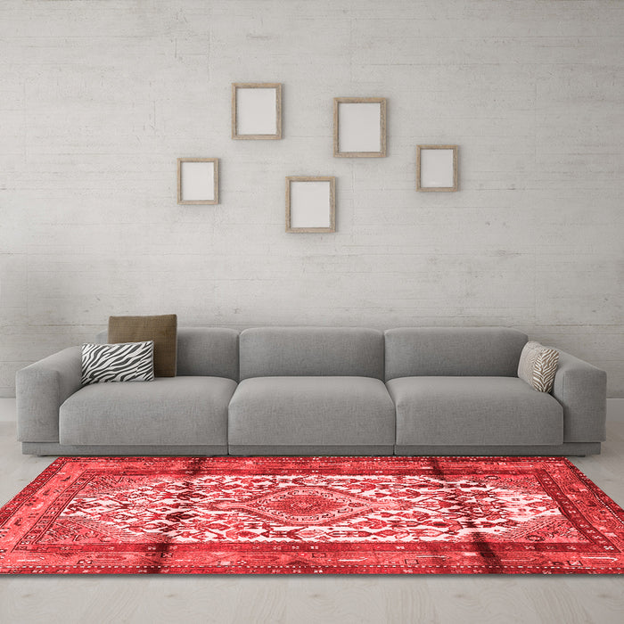 Traditional Red Washable Rugs