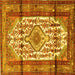 Square Persian Yellow Traditional Rug, tr1277yw