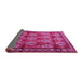 Sideview of Persian Pink Traditional Rug, tr1278pnk