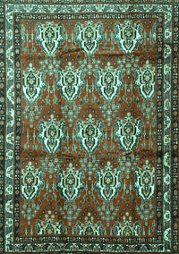 Persian Turquoise Traditional Rug, tr1278turq