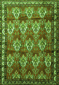 Persian Green Traditional Rug, tr1278grn