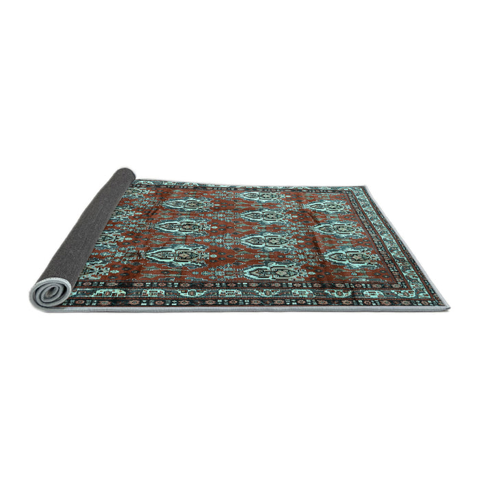 Sideview of Persian Light Blue Traditional Rug, tr1278lblu