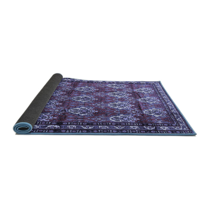 Sideview of Persian Blue Traditional Rug, tr1278blu