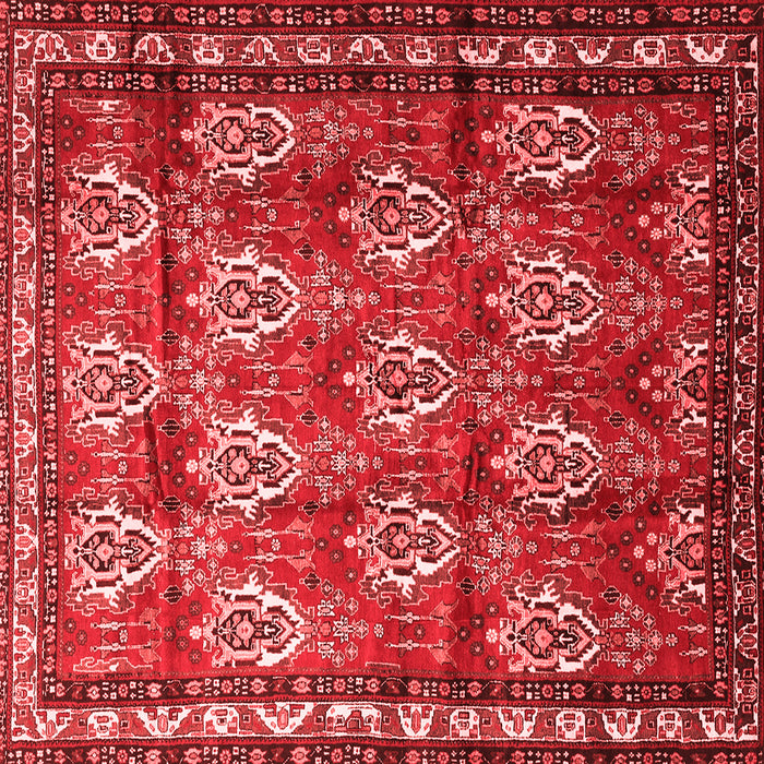Machine Washable Persian Red Traditional Rug, wshtr1278red