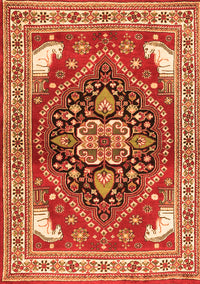 Persian Orange Traditional Rug, tr1279org