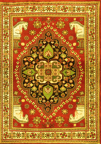 Persian Yellow Traditional Rug, tr1279yw