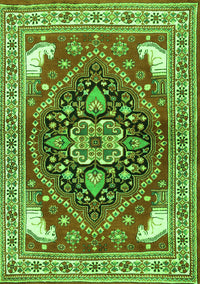 Persian Green Traditional Rug, tr1279grn