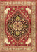 Machine Washable Persian Brown Traditional Rug, wshtr1279brn