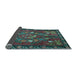 Sideview of Persian Light Blue Traditional Rug, tr127lblu