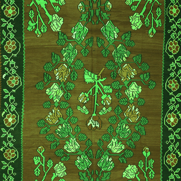 Persian Green Traditional Rug, tr127grn