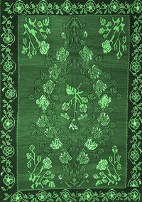 Persian Emerald Green Traditional Rug, tr127emgrn