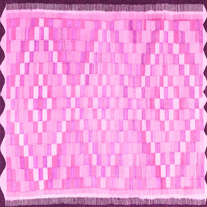 Square Southwestern Pink Country Rug, tr1280pnk